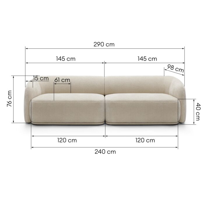 NOBO 2L+2R sofa - Image 2